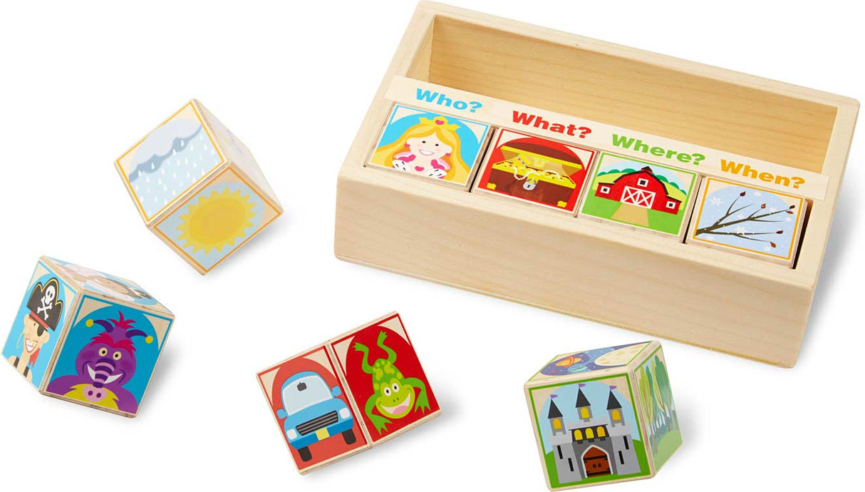 Wooden Story Blocks