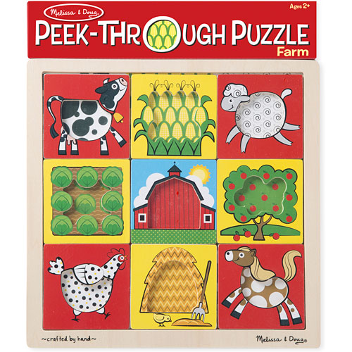 Peek-Through Puzzle - Farm
