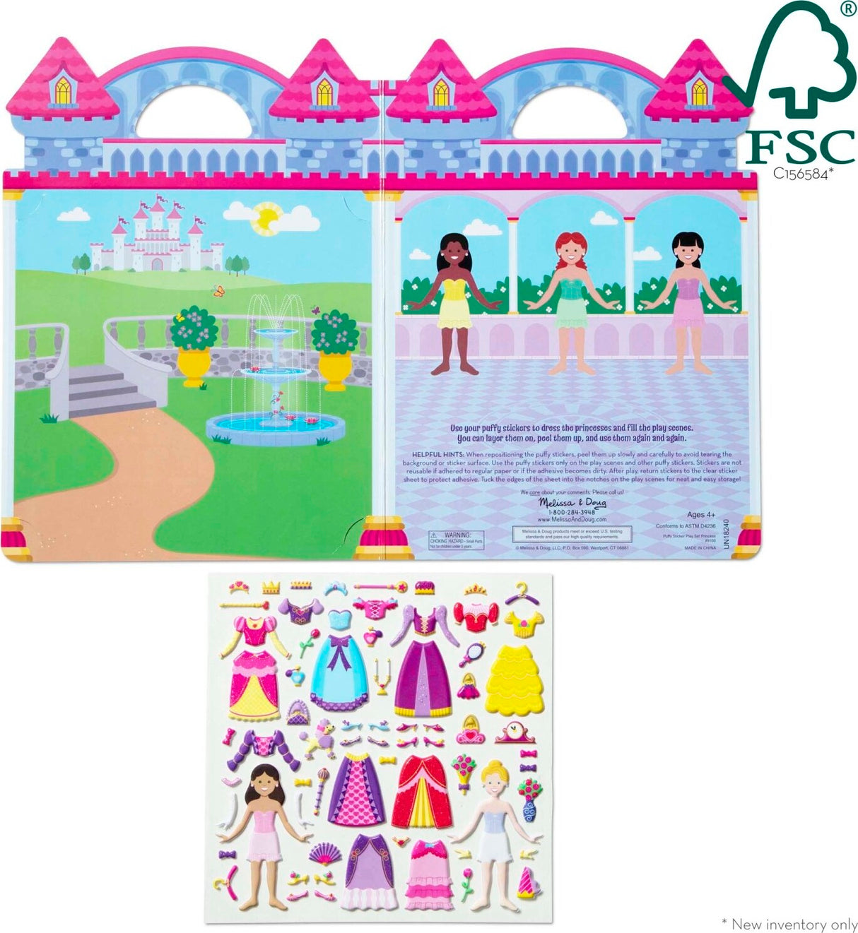 Puffy Stickers Play Set Princess