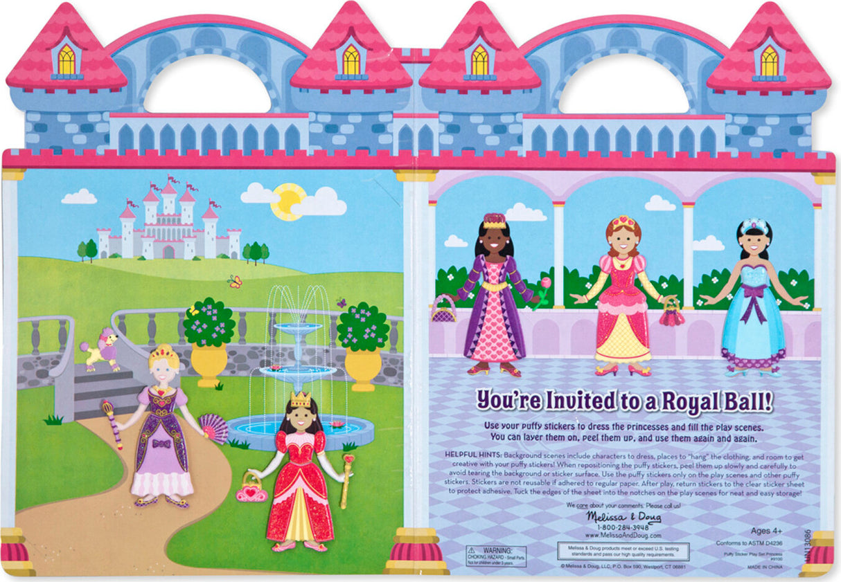 Puffy Stickers Play Set Princess