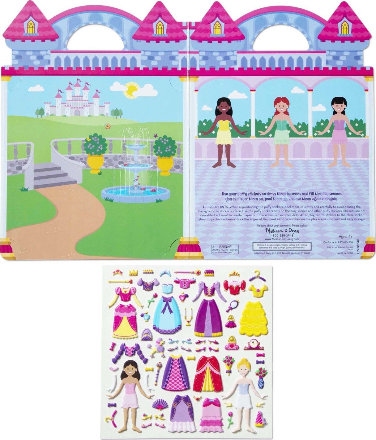 Puffy Stickers Play Set Princess