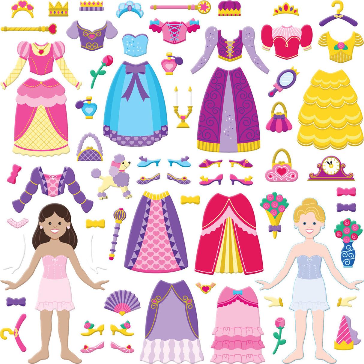 Puffy Stickers Play Set Princess