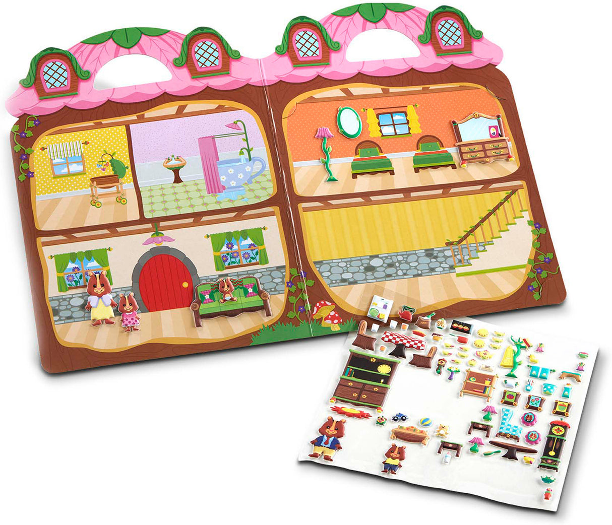 Puffy Stickers - Chipmunk House