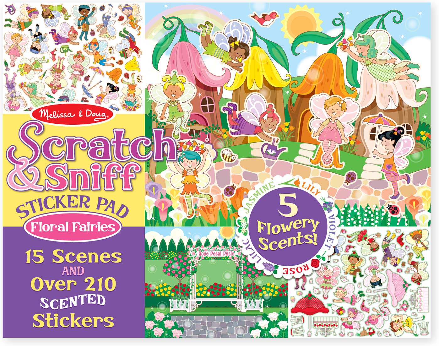 Scratch & Sniff Floral Fairies