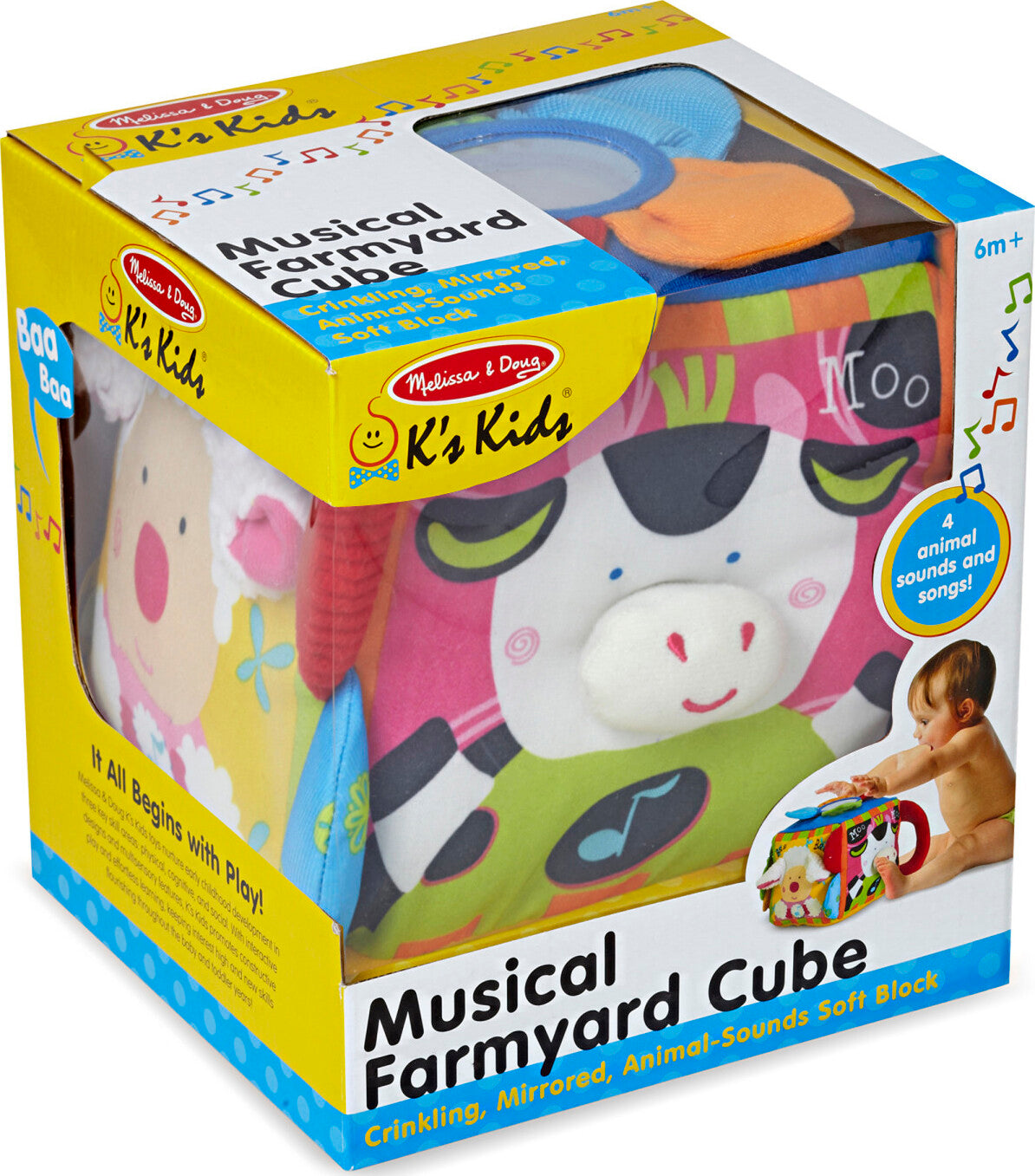 Musical Farmyard Soft Block