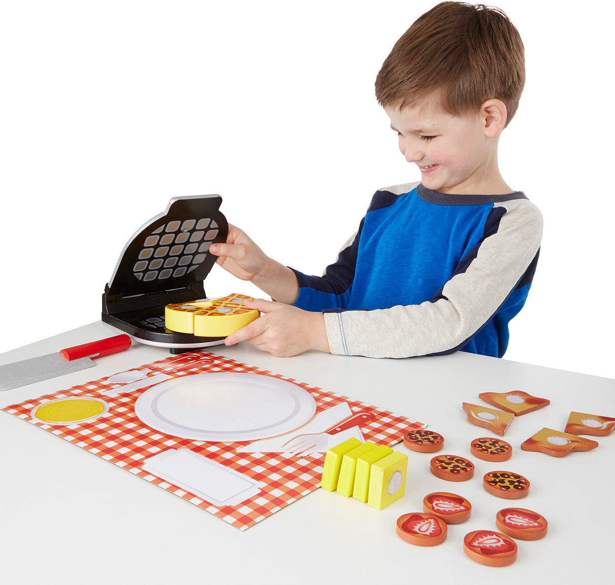 Press & Serve Waffle Set