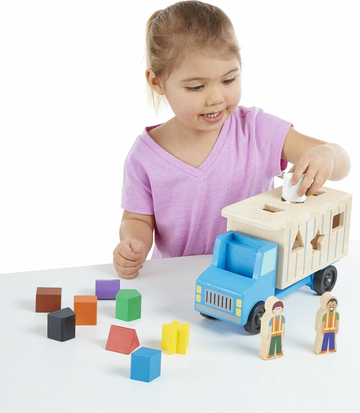Shape-Sorting Dump Truck