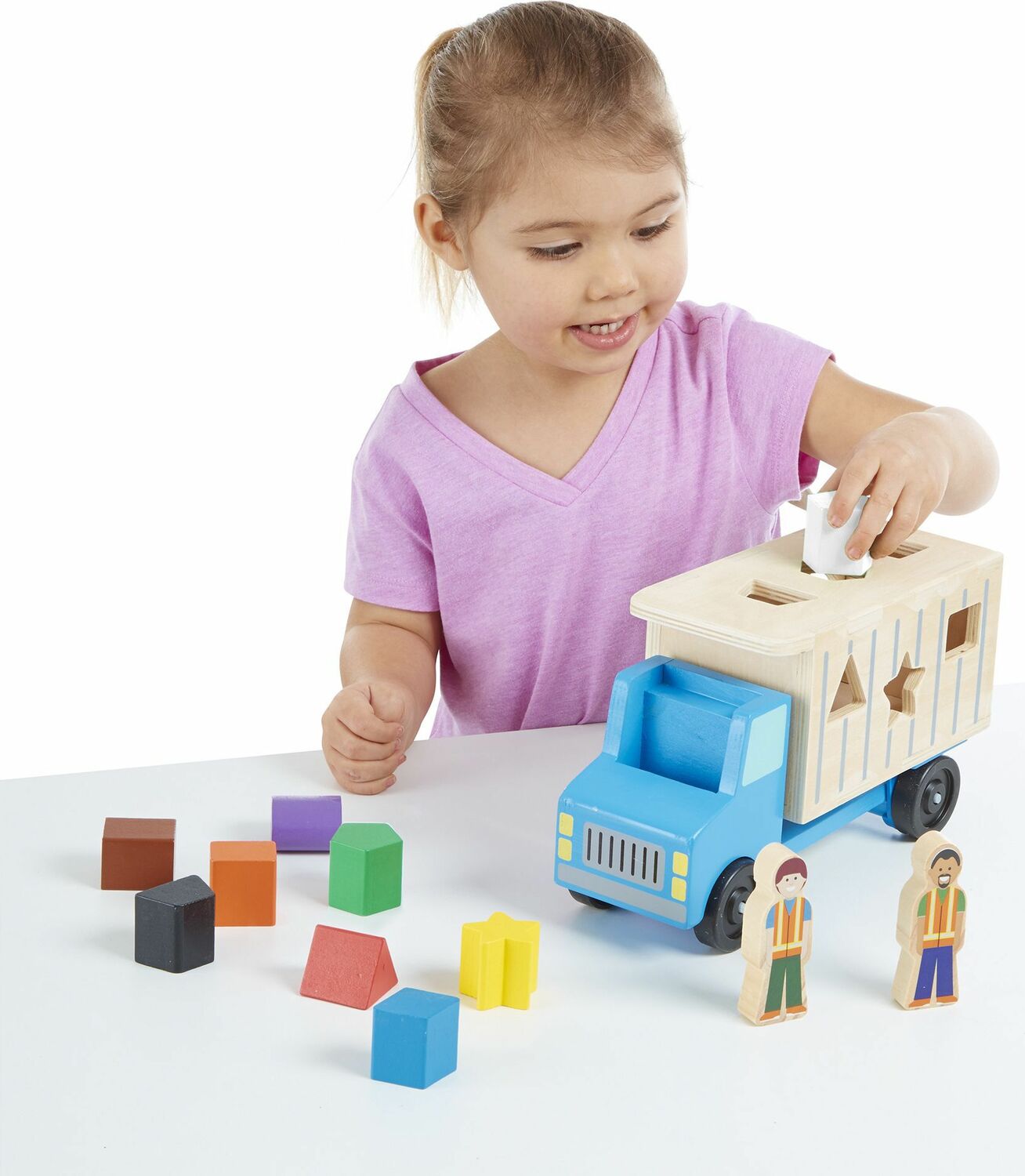 Shape-Sorting Dump Truck