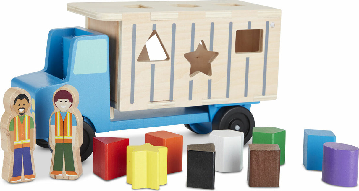 Shape-Sorting Dump Truck