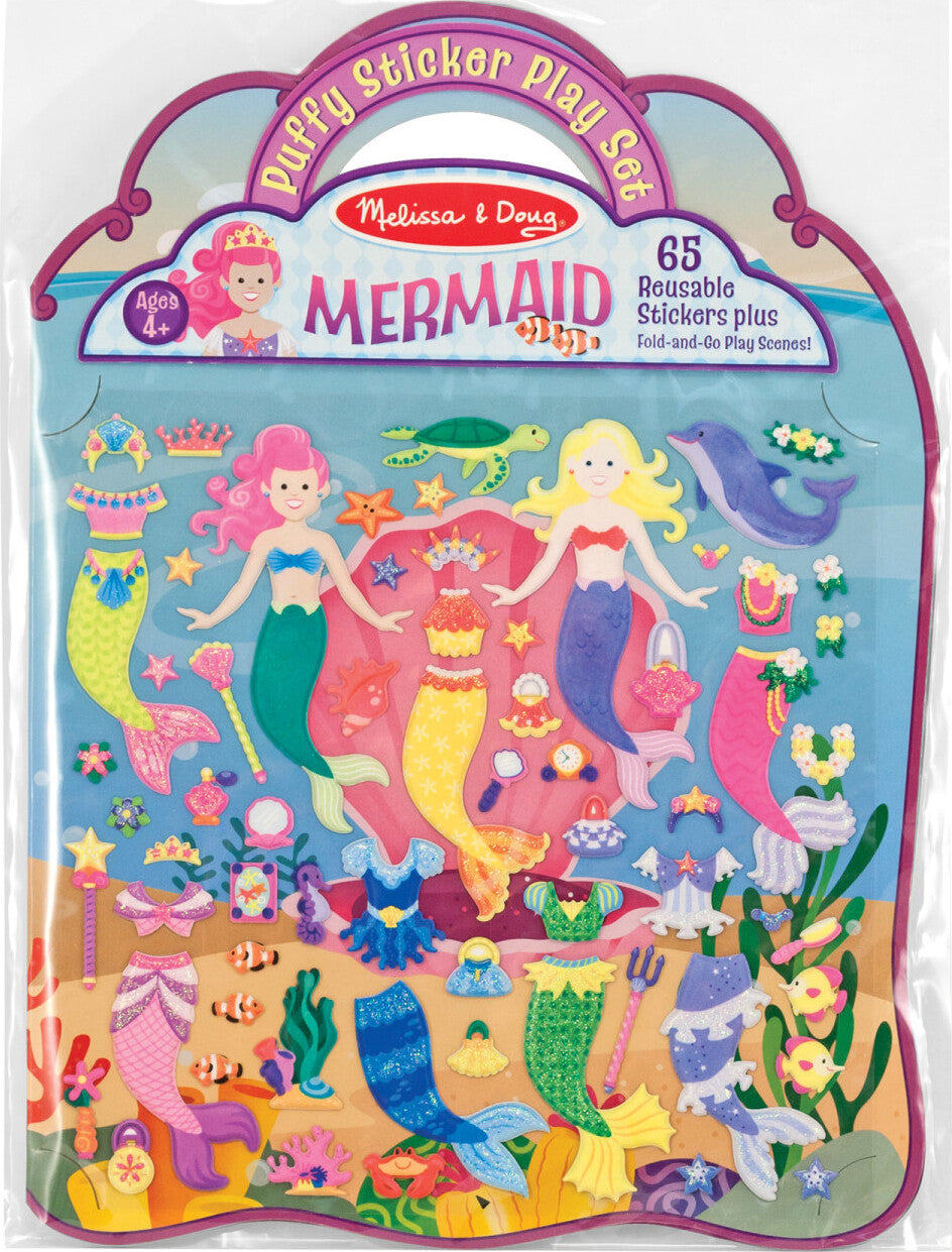 Puffy Sticker Play Set - Mermaid