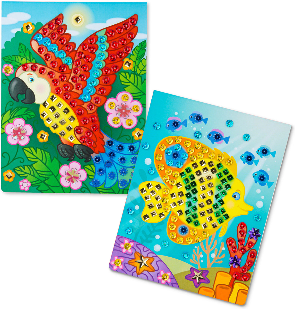 On the Go Sequin Scenes Activity Set - Animals