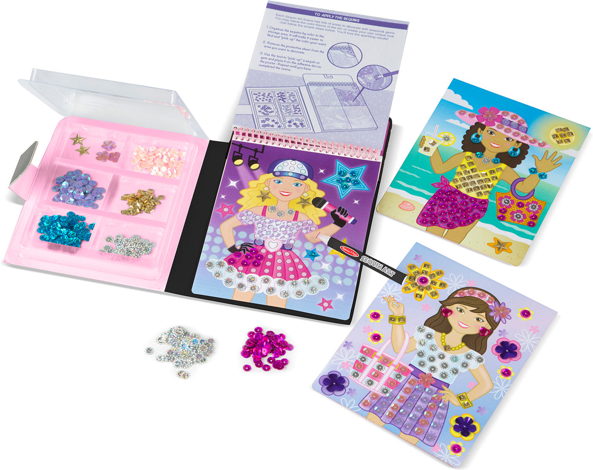 On-the-Go Crafts - Sequin Art - Fashion