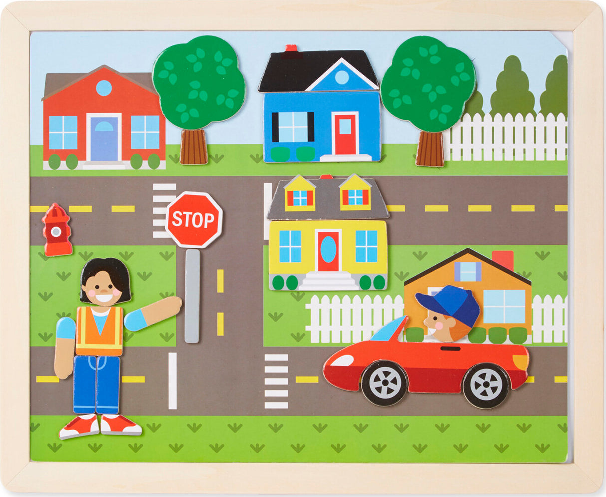 Wooden Magnetic Matching Picture Game