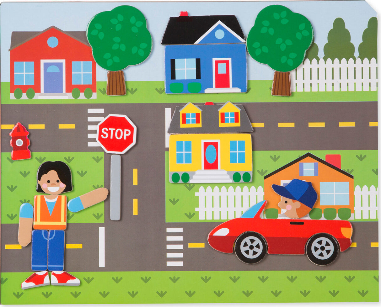 Wooden Magnetic Matching Picture Game