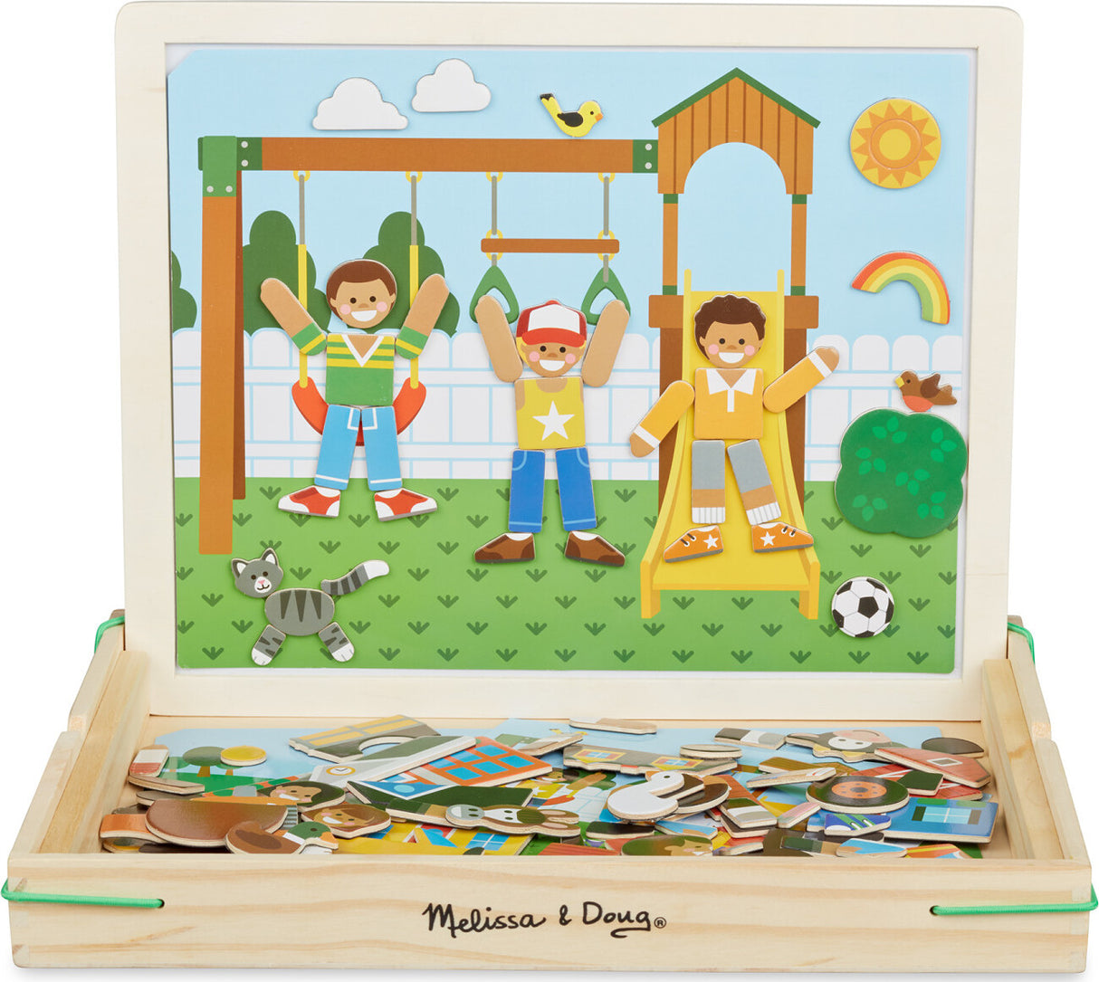 Wooden Magnetic Matching Picture Game
