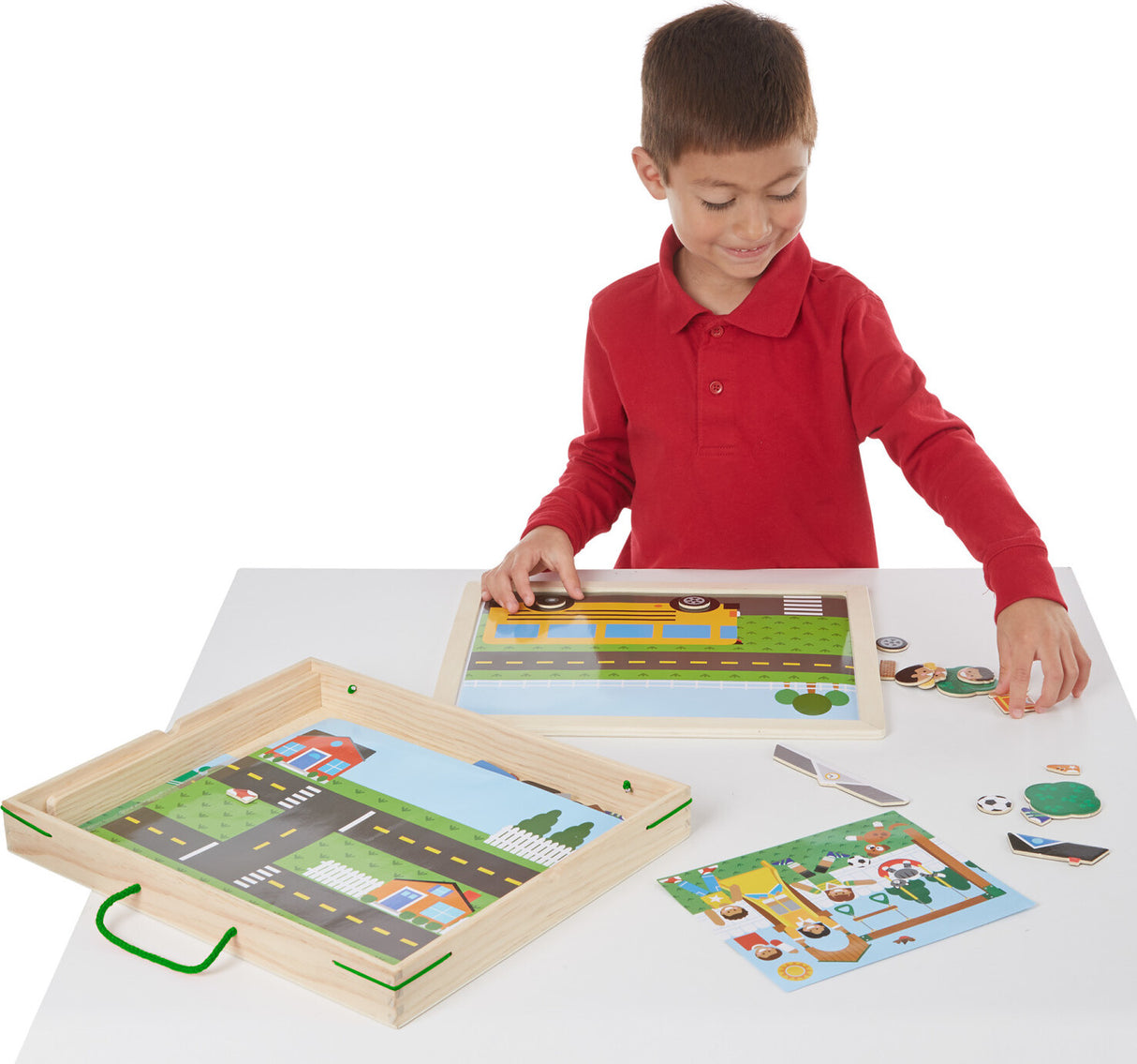 Wooden Magnetic Matching Picture Game