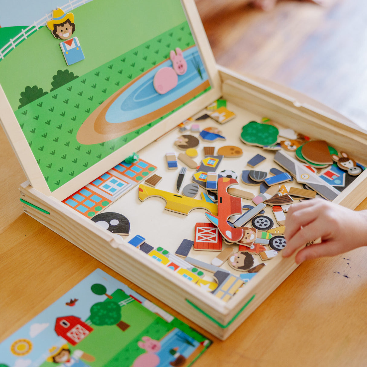 Wooden Magnetic Matching Picture Game