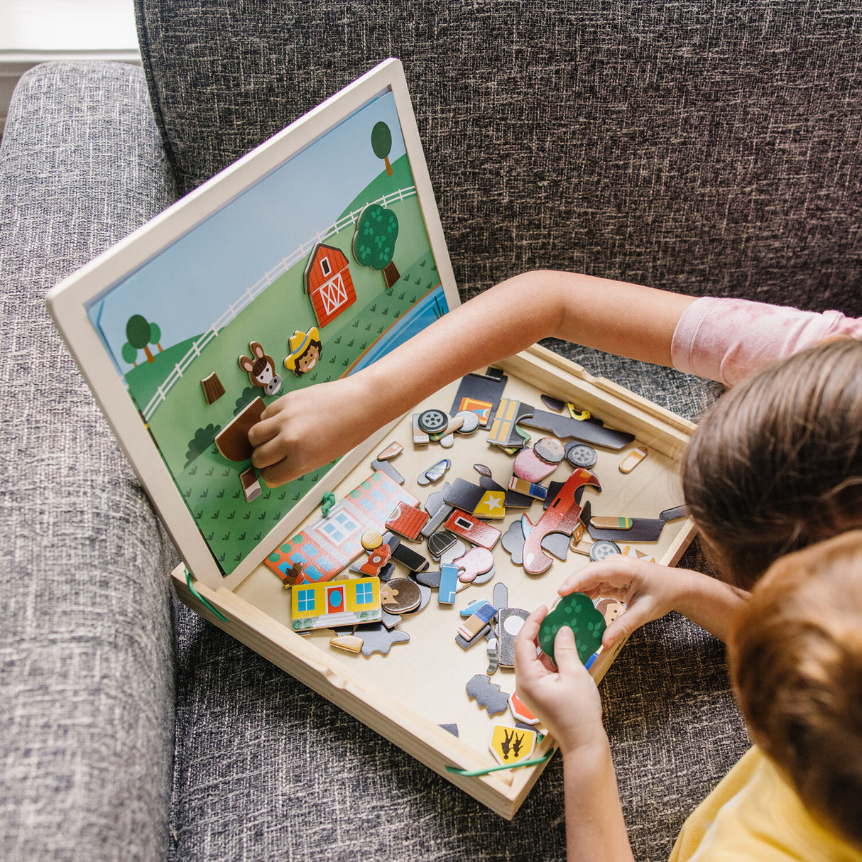 Wooden Magnetic Matching Picture Game
