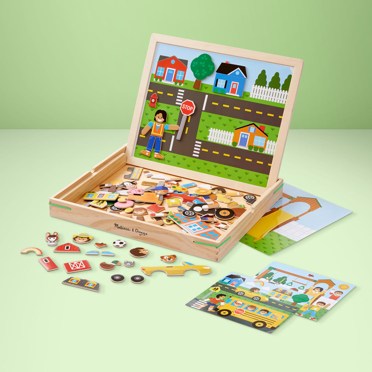 Wooden Magnetic Matching Picture Game