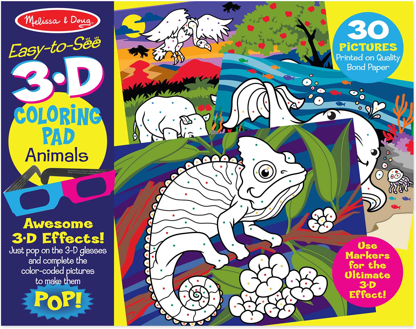 3D Coloring Book - Animals