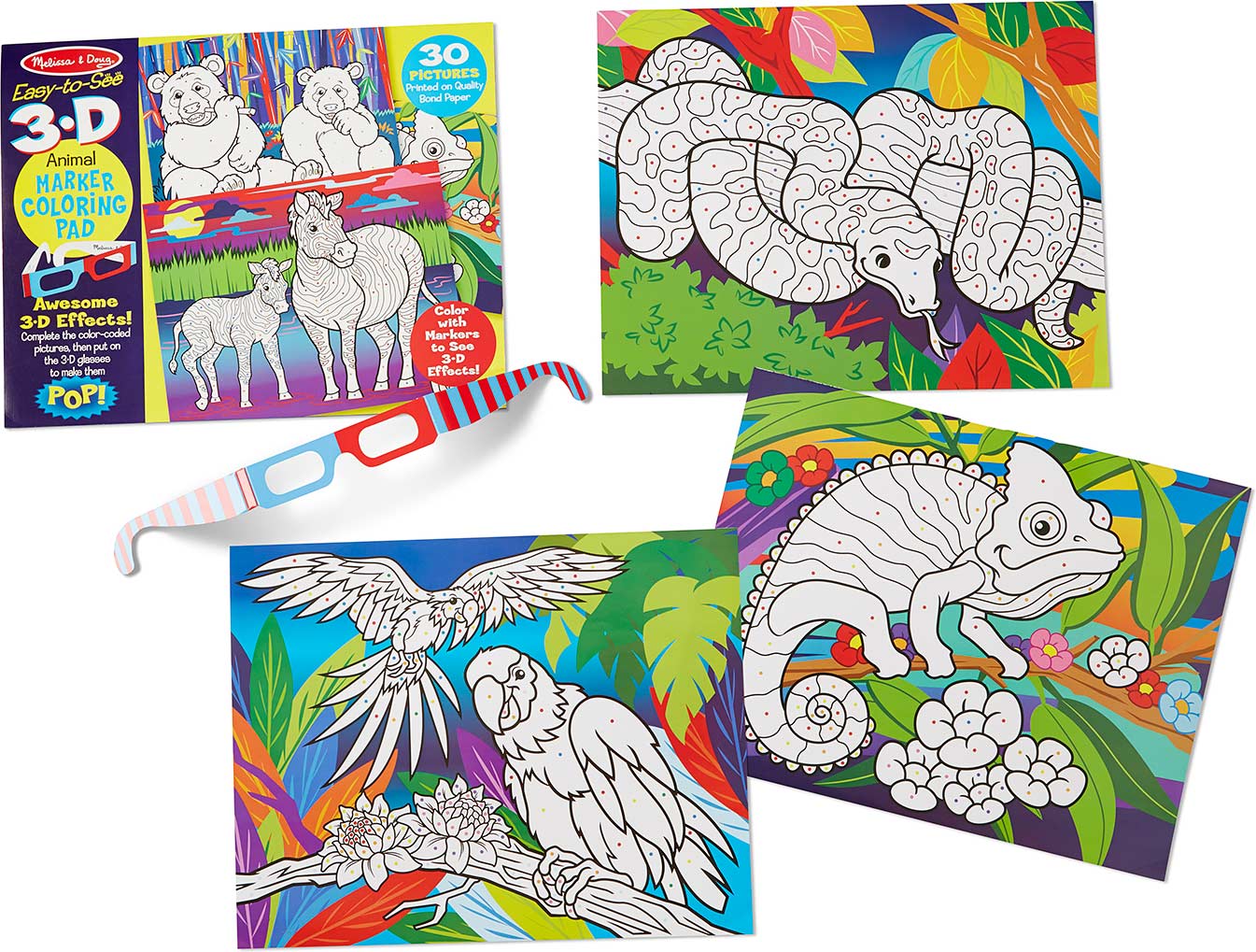 3D Coloring Book - Animals