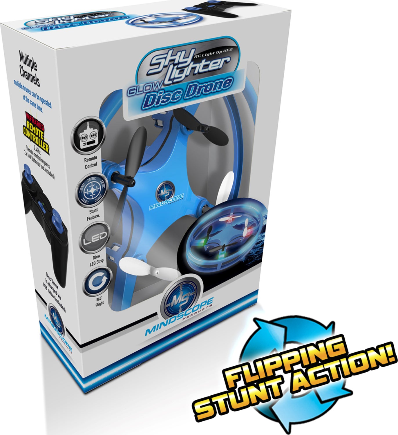 Sky Lighter Disc Drone Blue