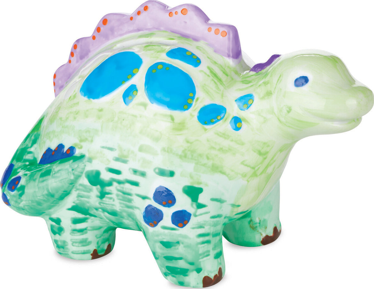 Paint Your Own Porcelain Dinosaur Bank
