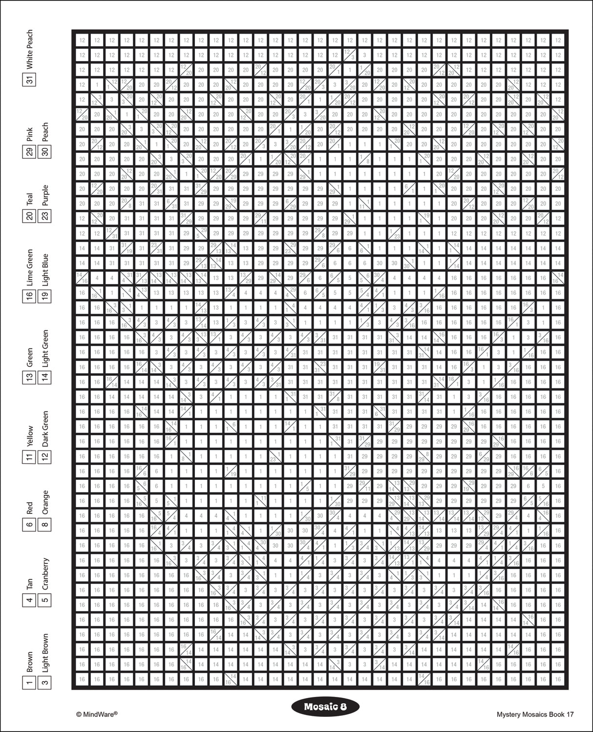 MYSTERY MOSAICS BOOK 17