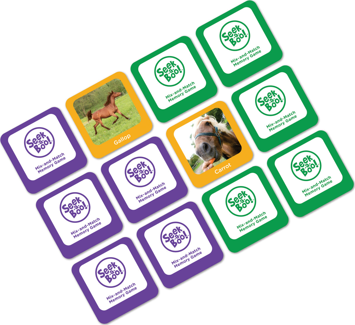 SEEK-A-BOO MIX-AND-MATCH MEMORY GAME