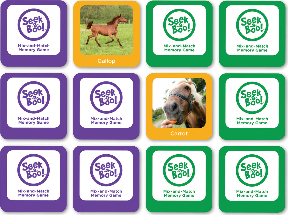 SEEK-A-BOO MIX-AND-MATCH MEMORY GAME