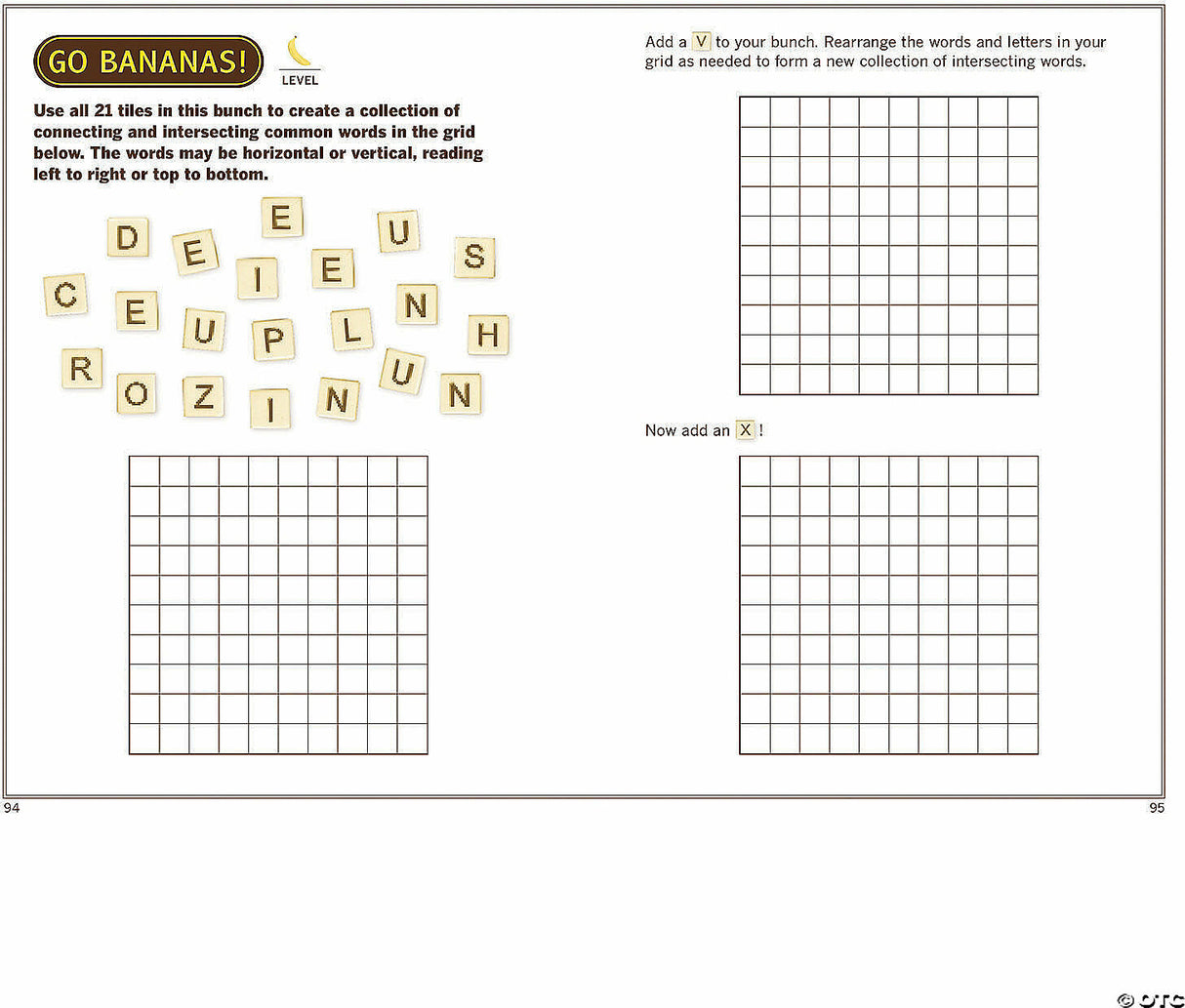 Bananagrams! and More Bananagrams! Set of 2