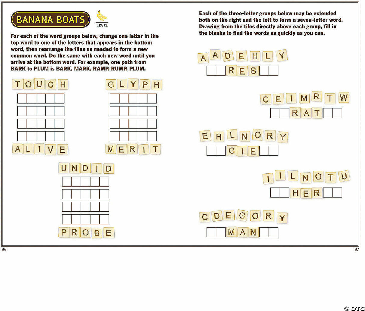 Bananagrams! and More Bananagrams! Set of 2