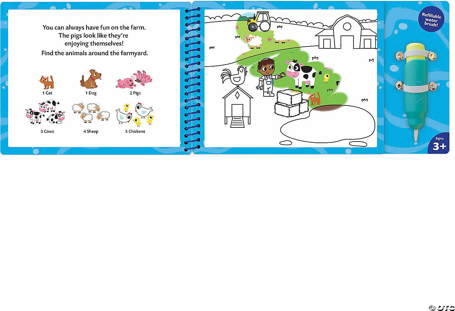 Water Art Book: Animals