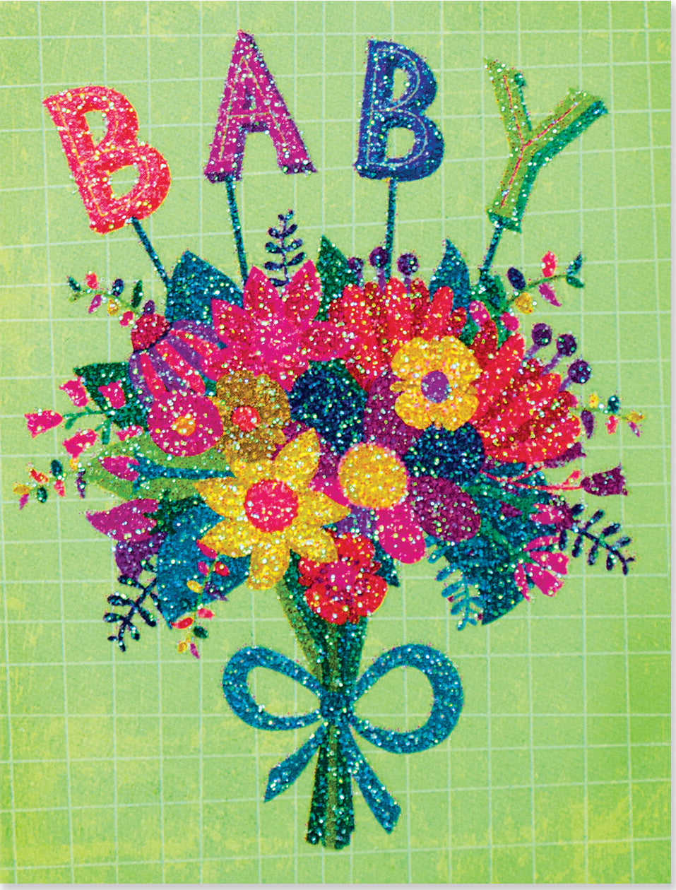 Baby Floral Gift Enclosure Card