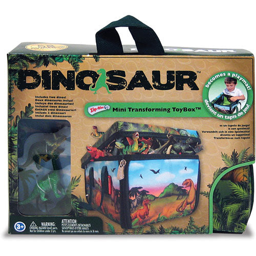 Dinosaur Zip Bin