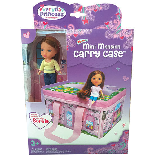 Neat-Oh! Everyday Princess ZipBin 50 Doll Mini Mansion w/ 1 Doll