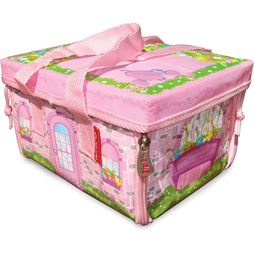Neat-Oh! Everyday Princess ZipBin 50 Doll Mini Mansion w/ 1 Doll