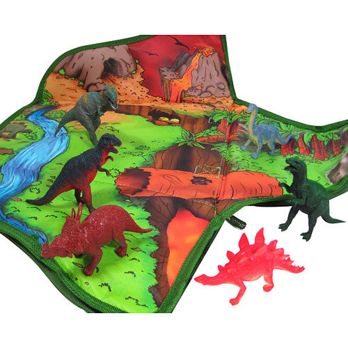 Neat-Oh! ZipBin 45 Dinosaur Bring Along Backpack w/1 dinosaur