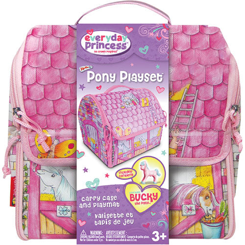 Neat-Oh! Everyday Princess ZipBin40 Pony Play set w/ 1 pony