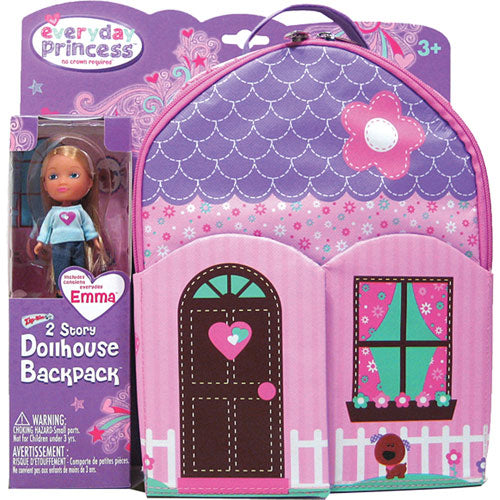 Neat-Oh! Everyday Princess ZipBin 40 Doll Dollhouse Backpack w/ 1 Doll