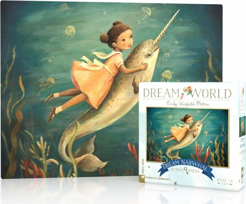 Dream Narwhal Mini Mini Puzzle (20 Pc)
