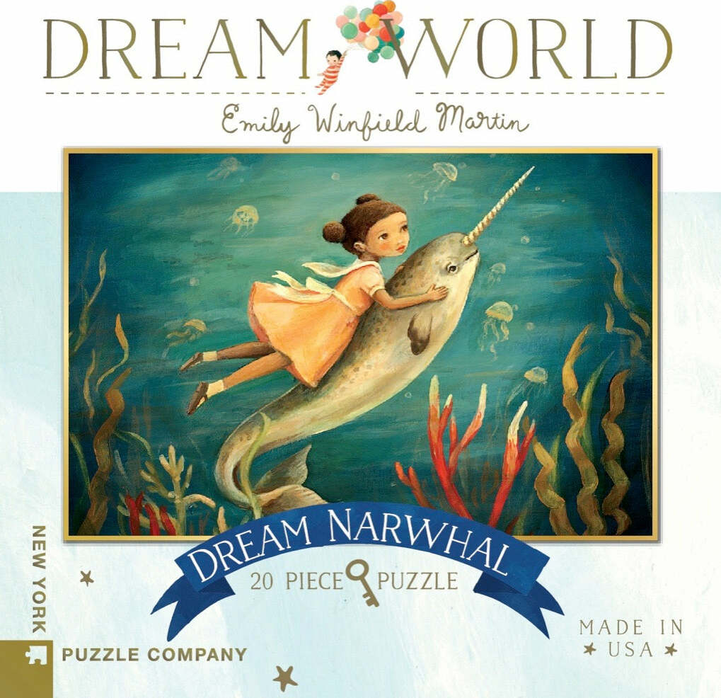 Dream Narwhal Mini Mini Puzzle (20 Pc)