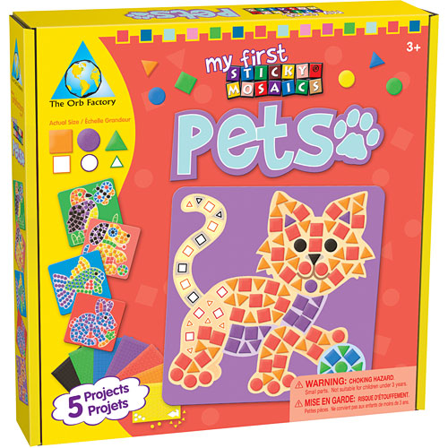 my first sticky mosaics pets