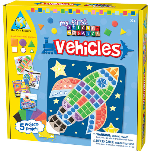 My First Sticky Mosaics Vehicles