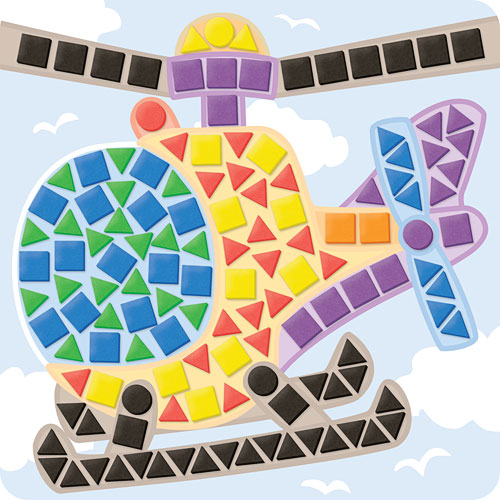 My First Sticky Mosaics Vehicles