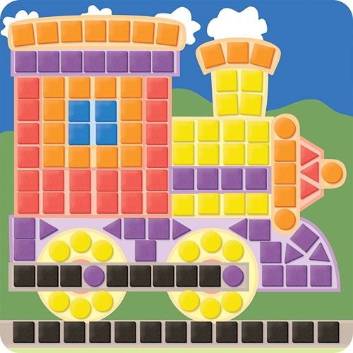 My First Sticky Mosaics Vehicles