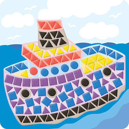 My First Sticky Mosaics Vehicles