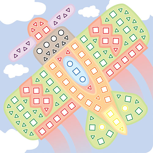 My First Sticky Mosaics Vehicles