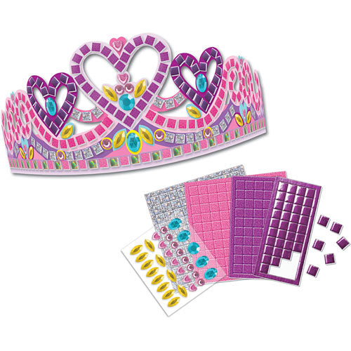 Sticky Mosaics Singles Heart Tiara 250+pcs