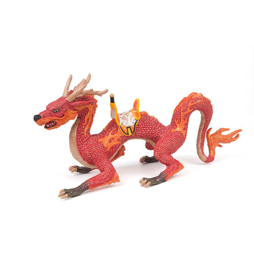 Fire Dragon With Saddle